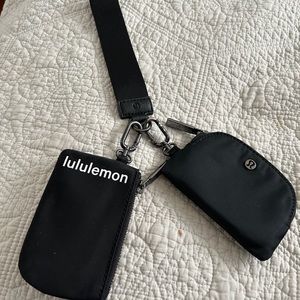 Lululemon dual pouch wristlet